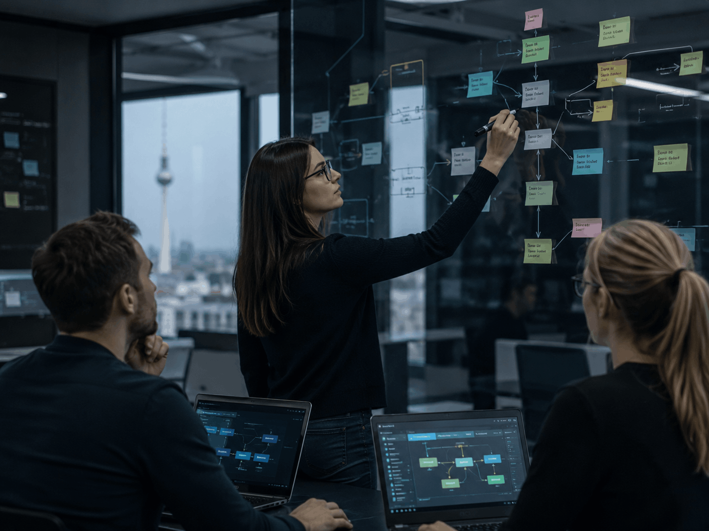 Workshop mit Prozesslandkarte und Systemdiagrammen